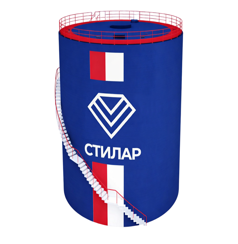 Цельносварной резервуар РВС для спирта 15 м³ от завода-производителя