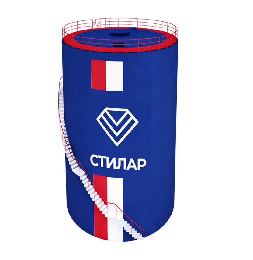 Цельносварной резервуар РВС для АЗС 10 м³ от завода-производителя